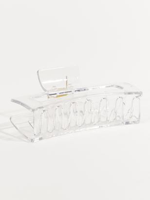 Emily Box Claw Clip - Clear - ARULA