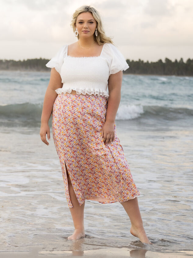 Darcy Midi Skirt Detail 4 - ARULA