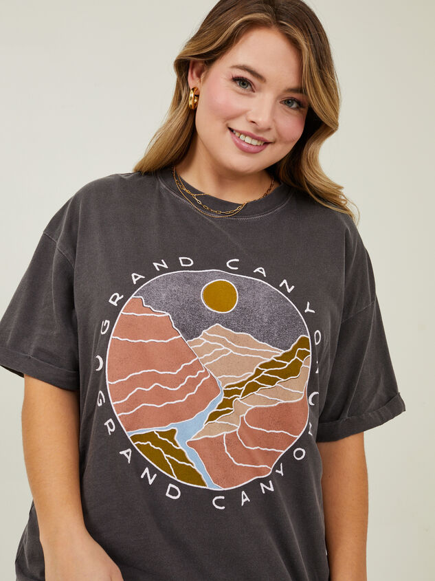 Grand Canyon Sun Tee Detail 4 - ARULA