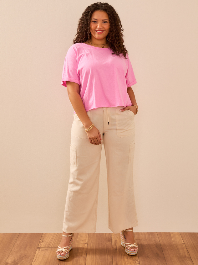 Michaela Boxy Tee - ARULA