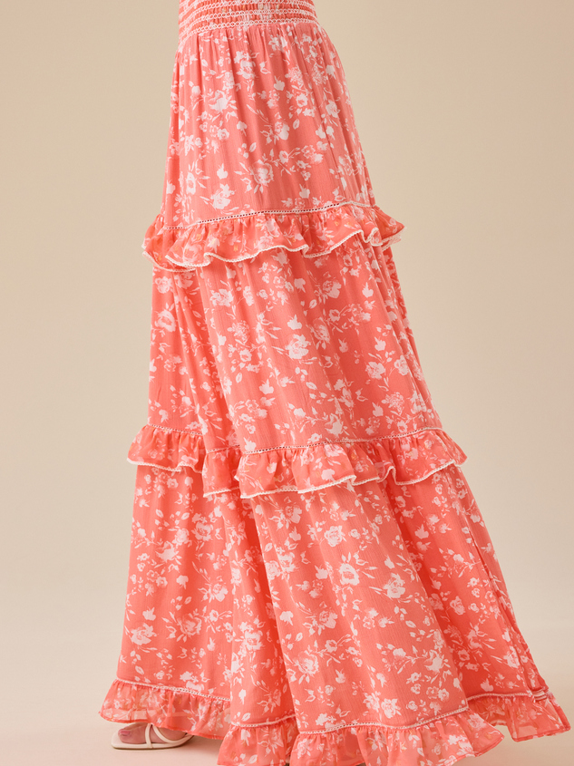Roan Floral Skirt Detail 4 - ARULA