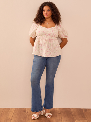 Eden Floral Babydoll Top - ARULA - 