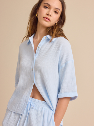Delia Gauze Top Set - ARULA - 