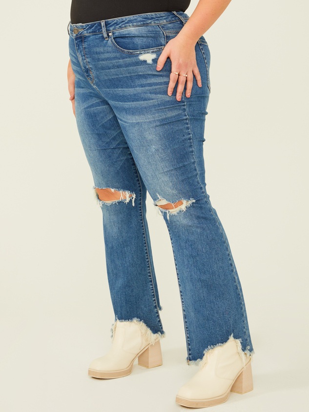 Cory Incrediflex Bootcut Jeans Detail 3 - ARULA