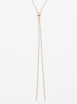 Adjustable Rhinestone Necklace - ARULA