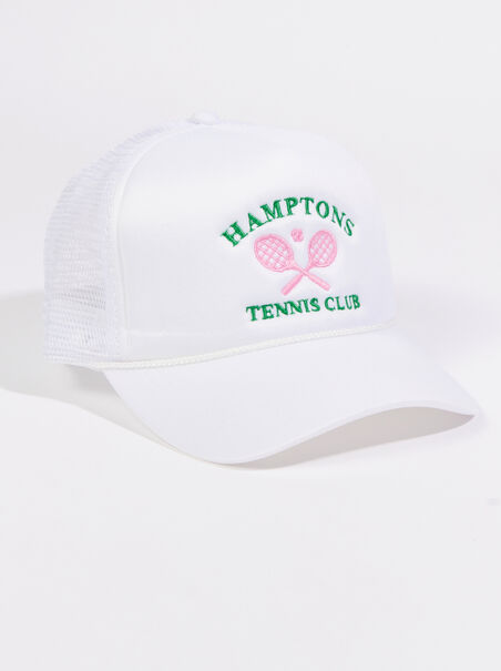 Hamptons Tennis Club Trucker Hat - ARULA