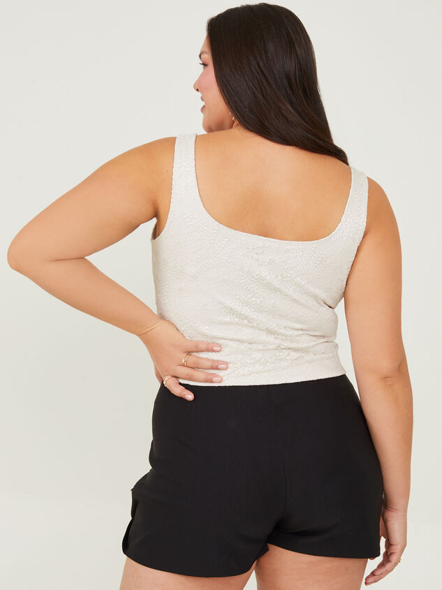Flora Lace Corset Tank Detail 4 - ARULA