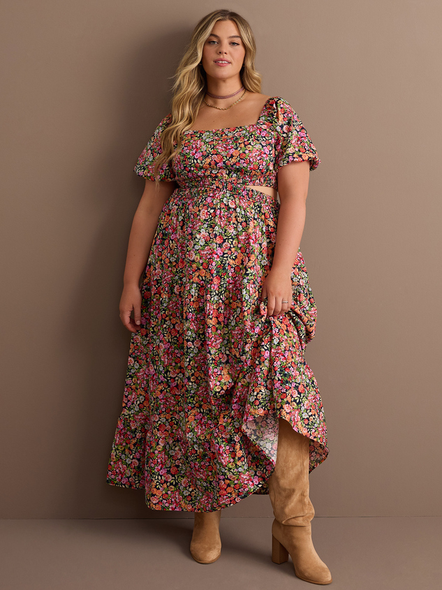 Whitney Floral Maxi Dress in Floral Multi Arula