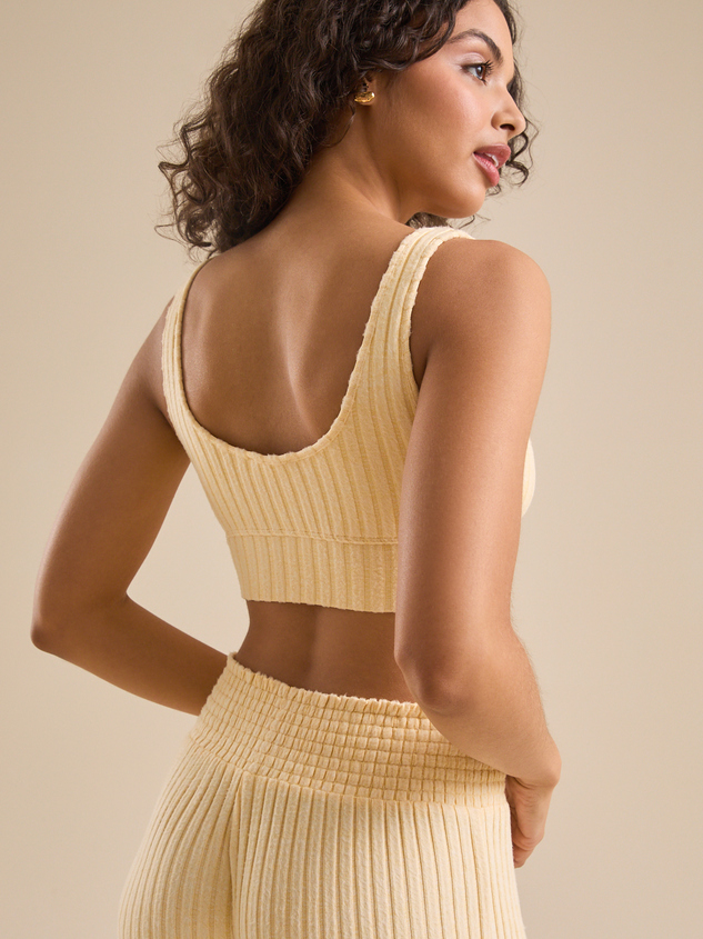 Kara Silky Rib Lounge Top Detail 5 - ARULA