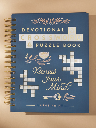 Renew Your Mind Devotional Crossword Puzzle Book - ARULA - 