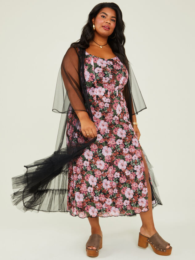 Symphony Mesh Duster Detail 2 - ARULA