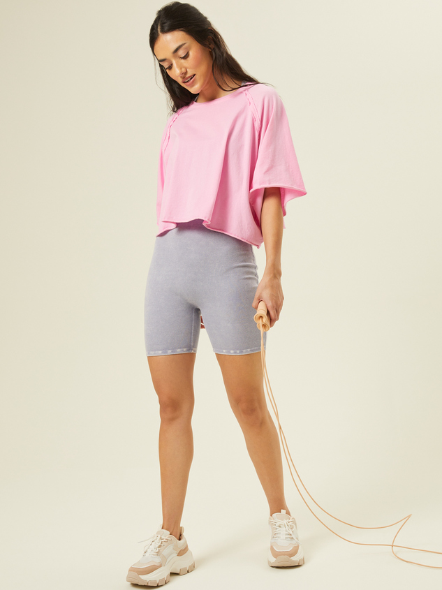 Move With It Cropped Tee Detail 6 - ARULA
