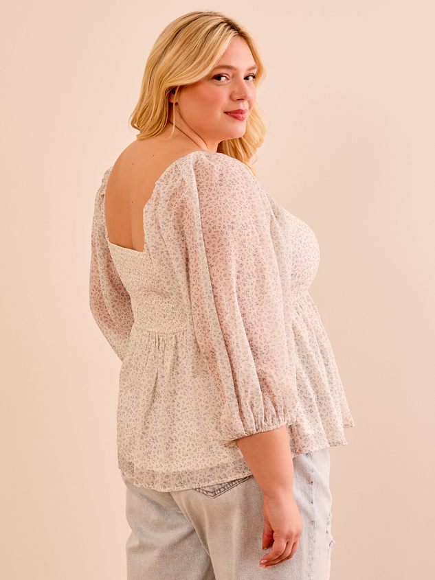 Brynnlee Peplum Top Detail 4 - ARULA