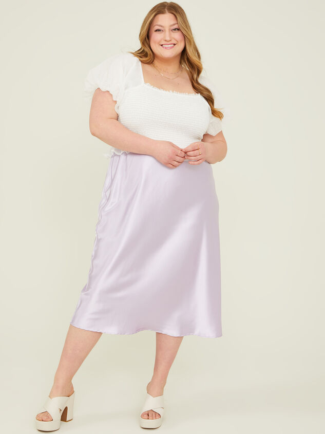 Gabriella Midi Skirt Detail 1 - ARULA