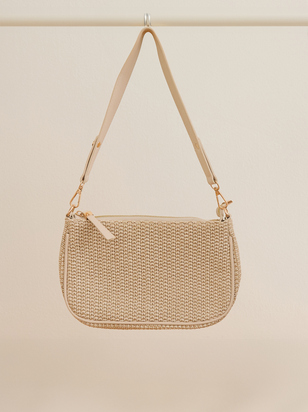 Woven Shoulder Bag - ARULA - 