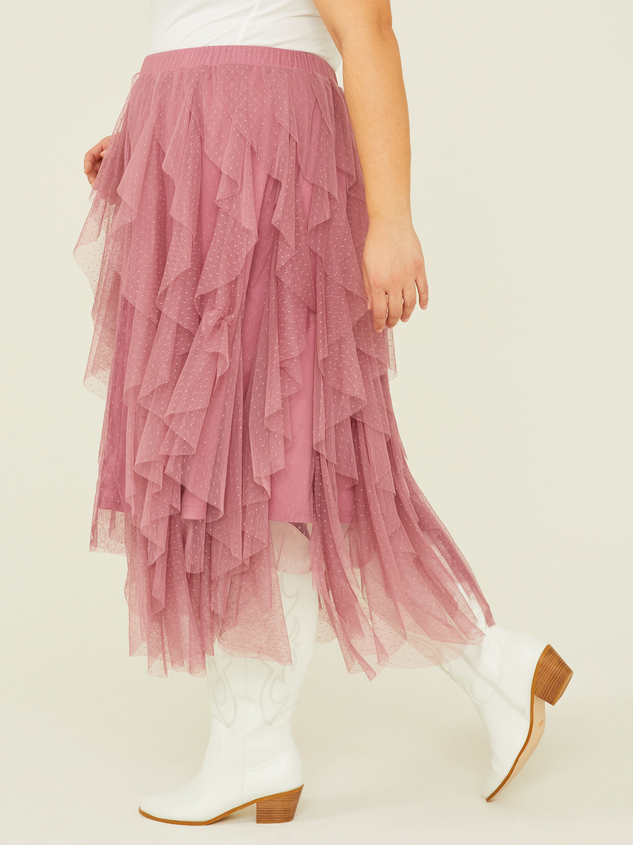 Nia Tulle Maxi Skirt Detail 4 - ARULA