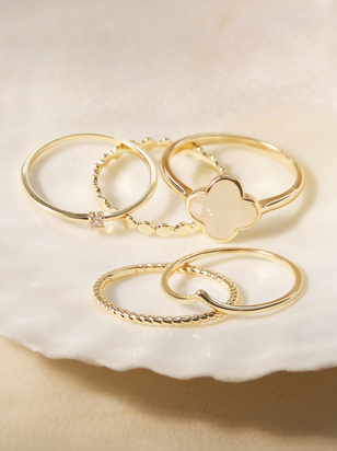 Clover Ring Set - ARULA - 