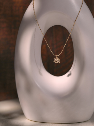 Infinite Twist Charm Necklace - ARULA