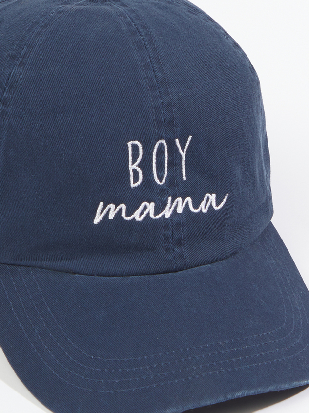 Boy Mama Baseball Cap Detail 2 - ARULA