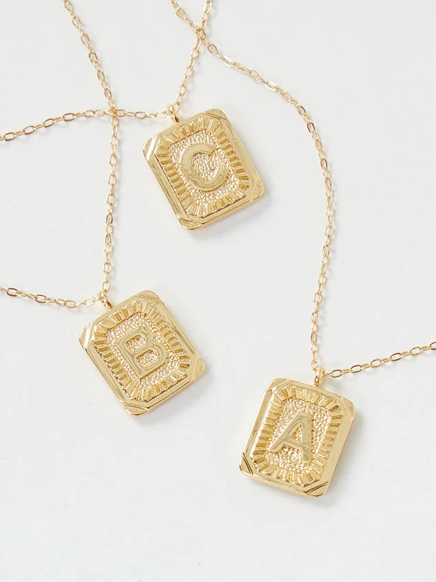 The Monogram Initial Necklace - ARULA