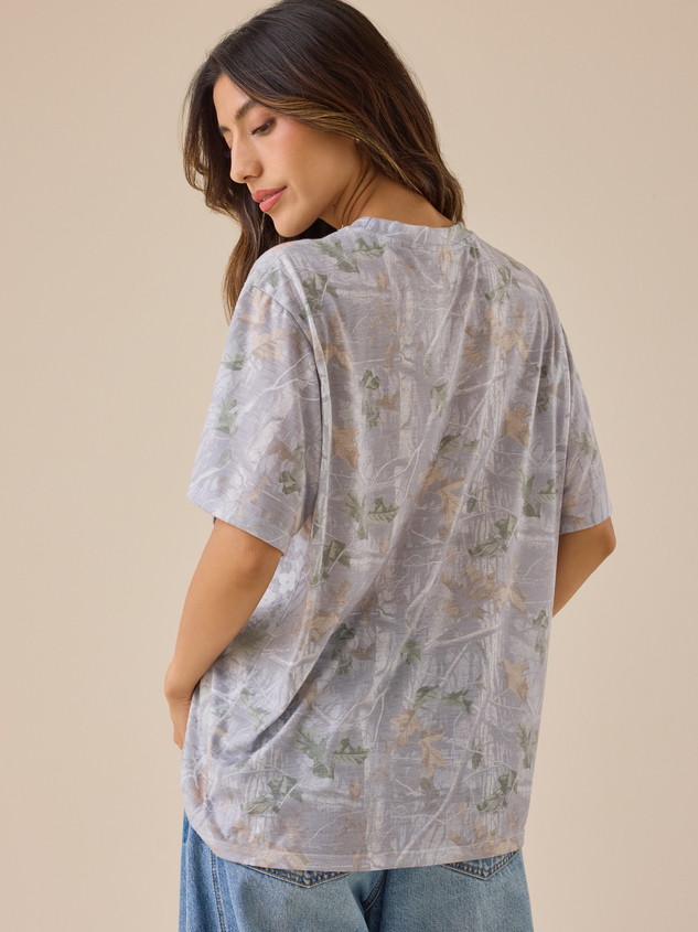Little Dude's Mom Camo Graphic Tee Detail 6 - ARULA