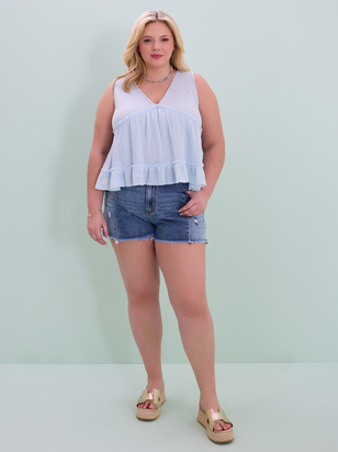 Blythe Two Tone Shorts - ARULA - 