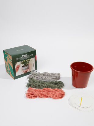 Crafters Planter Cover Knitting Kit - ARULA