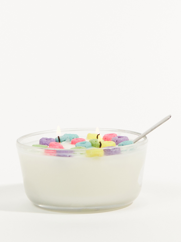 Fruit Loops Cereal Bowl Candle Detail 2 - ARULA