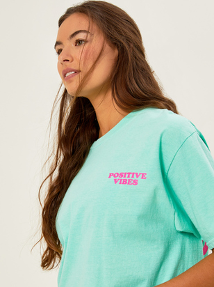 Positive Vibes Graphic Tee - ARULA