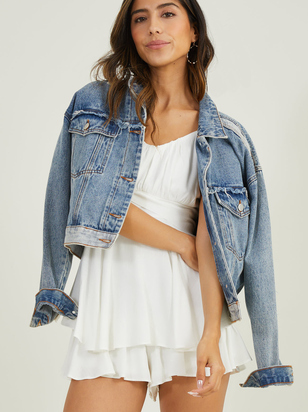 Haisley Double Layered Romper - ARULA - 