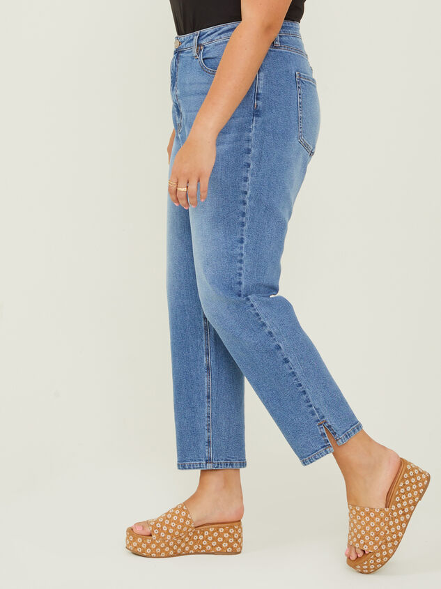 Adalee Straight Leg Jeans Detail 4 - ARULA