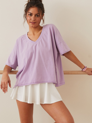 Unplug Boxy Crop Tee - ARULA - 