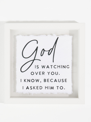 God is Watching Over You Wall Art - ARULA
