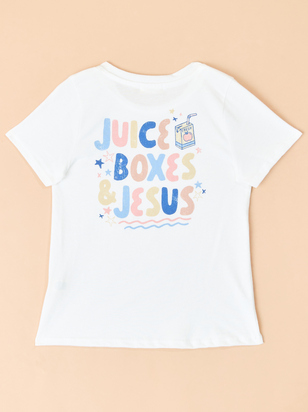 Juice Box and Jesus Graphic Tee - ARULA