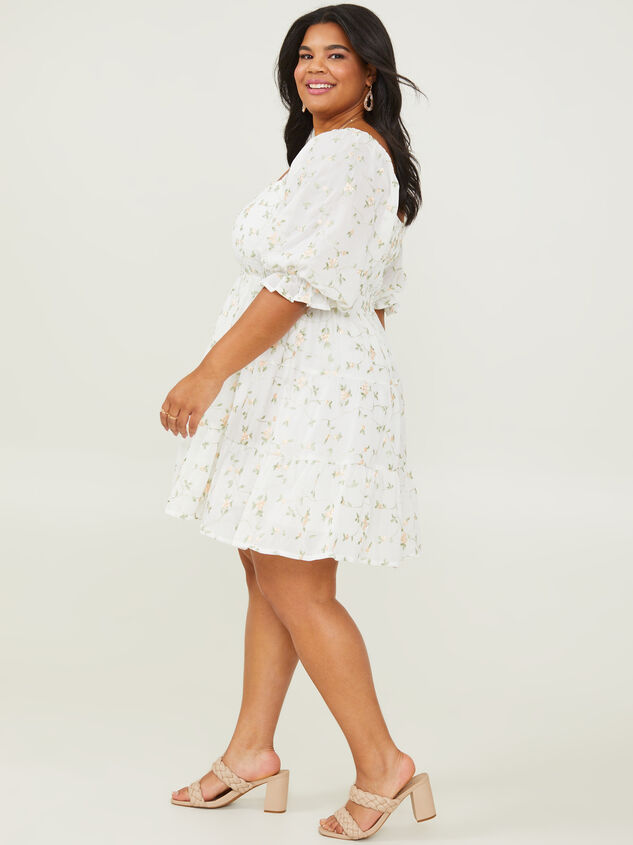 Rylee Embroidered Dress Detail 3 - ARULA