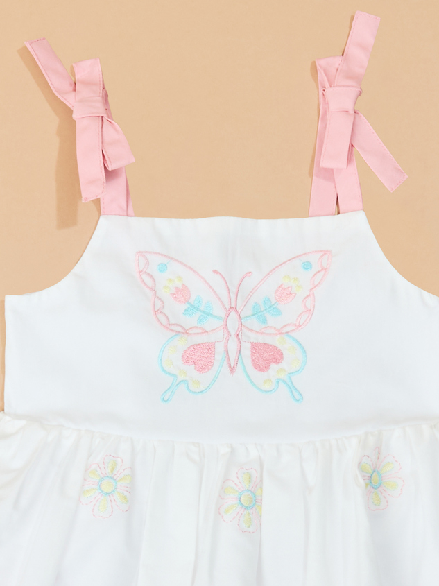 Penelope Butterfly Toddler Dress Detail 2 - ARULA