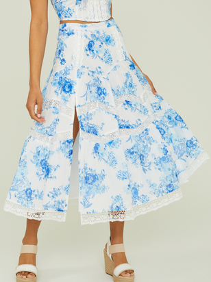 Belle Floral Midi Skirt - ARULA