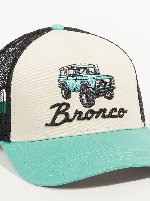 Bronco Trucker Hat Detail 2 - ARULA