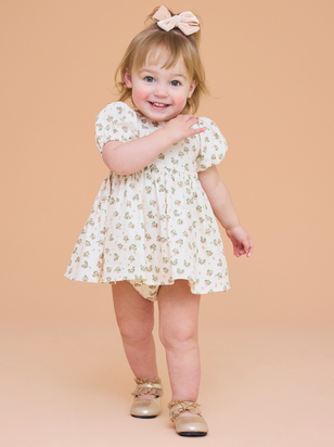 Mallory Floral Mini Dress and Bloomer Set - ARULA - 