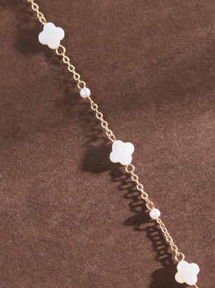 Clover Charm Anklet - ARULA