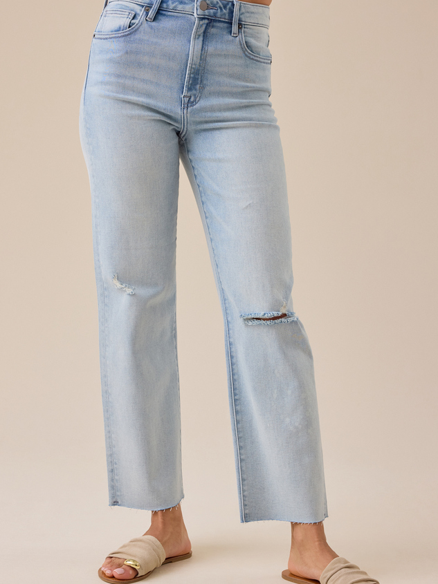 Jayleigh Straight Leg Jeans Detail 2 - ARULA