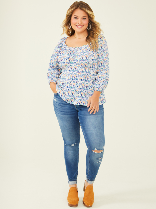 Live In 3 Button Jeans Detail 2 - ARULA