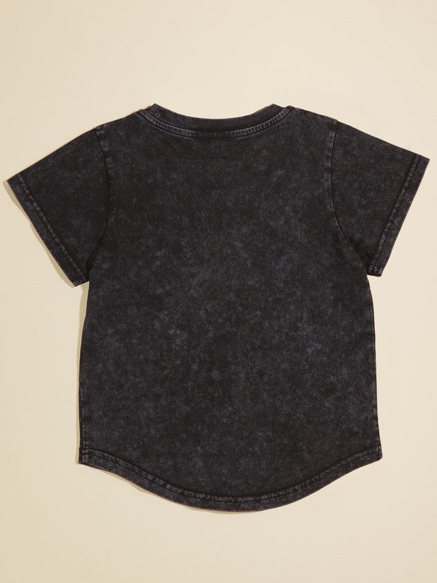 Cole Toddler Washed Tee Detail 2 - ARULA