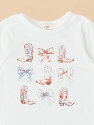 Boots and Bows Graphic Tee - ARULA