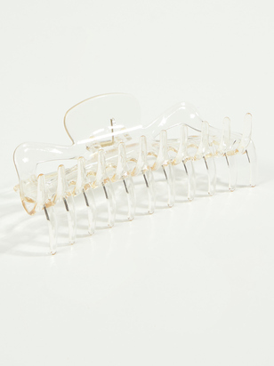 Ella Claw Clip - Beige - ARULA