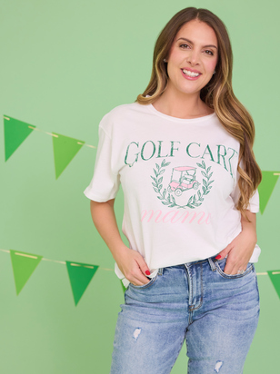 Golf Cart Mama Graphic Tee - ARULA - 