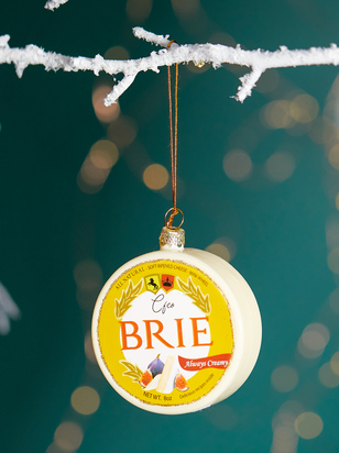 Brie Cheese Christmas Ornament - ARULA
