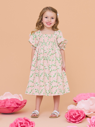 Tilly Floral Smocked Mini Dress - ARULA - 