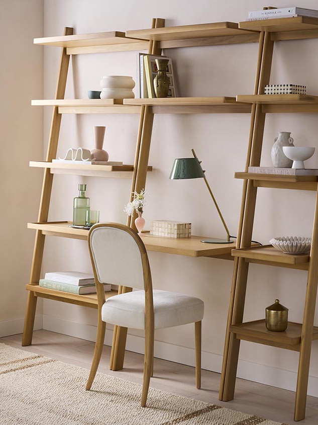 Cece Leaning Desk Storage Detail 2 - ARULA