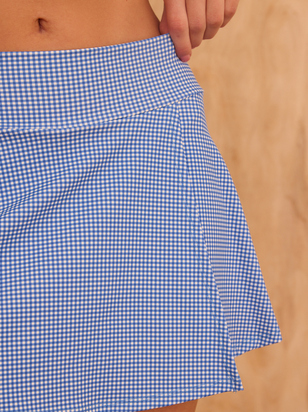 All Out Gingham Skort - ARULA